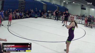 85 lbs Round 1 (6 Team) - Ivie Swihart, Kansas Girls vs Rhilynn Tolzman, Minnesota Storm Girls