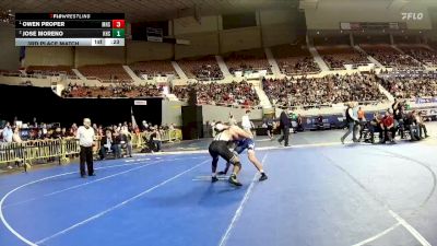 138-D1 3rd Place Match - Owen Proper, Marana High School vs Jose Moreno, Kofa High School