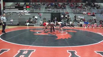 144 lbs 1st Place Match - Ethan Sodergren, Ankeny Centennial vs Collin Kruse, North Scott