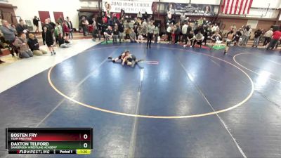 80 lbs Champ. Round 1 - Daxton Telford, Sanderson Wrestling Academy vs Bosten Fry, Team Prestige