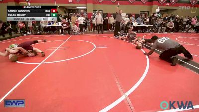 80 lbs Consi Of 4 - Ayiden Gooding, Miami vs Rylan Henry, Brushy Wrestling Club