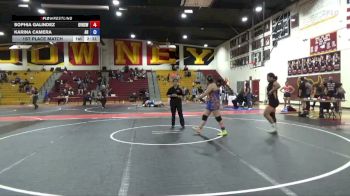 155 lbs 1st Place Match - Sophia Galindez, Orange Vista High School Wrest vs Karina Camera, Animal House