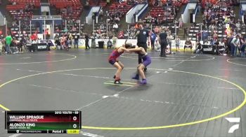 69 lbs Cons. Round 4 - Alonzo King, South Haven WC vs William Sprague, Chippewa Hills Youth