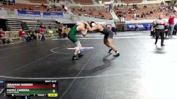 D2-215 lbs Cons. Round 2 - Jeramiah Warren, Verrado vs Mateo Carrera, Campo Verde