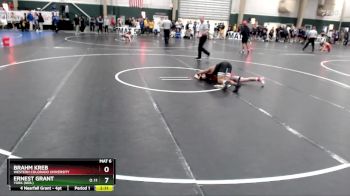 125 lbs Champ. Round 1 - Brahm Kreb, Western Colorado University vs Ernest Grant, York (Neb.)