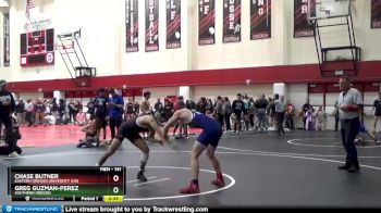 141 lbs Champ. Round 1 - Chase Butner, Eastern Oregon University (OR) vs Greg Guzman-Perez, Southern Oregon