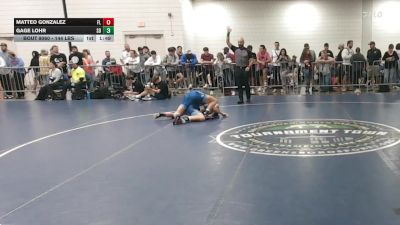 144 lbs Round Of 128 - Matteo Gonzalez, FL vs Gage Lohr, SD