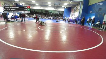 113 lbs Champ. Round 2 - Isaac Olivares, Hesperia vs Carlos Rodriguez, Elsinore