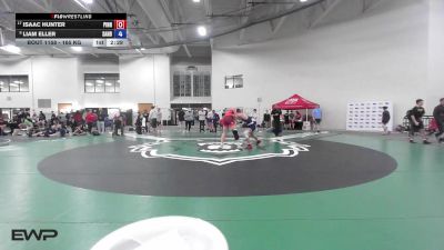 165 kg Quarterfinal - Isaac Hunter, Pinnacle Wrestling Club vs Liam Eller, Sanderson Wrestling Academy