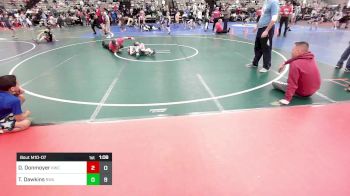 57 lbs Rr Rnd 7 - Dallas Donmoyer, Kraken vs Talmadge Dawkins, Roundtree Wrestling Academy Blue