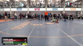 67-72 lbs Cons. Round 1 - Cooper Alger, Taylorville Wrestling Club vs Wayne Strong, Iguana Wrestling Club