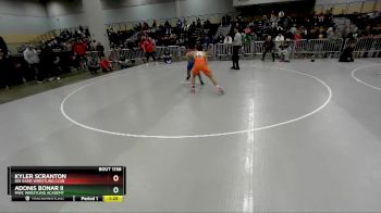 190 lbs Quarterfinal - Adonis Bonar Ii, MWC Wrestling Academy vs Kyler Scranton, Big Game Wrestling Club