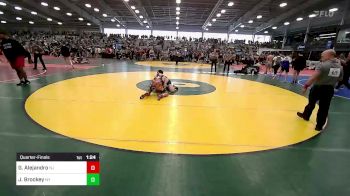 145 lbs Quarterfinal - Giovanni Alejandro, NJ vs Jacob Brockey, NY