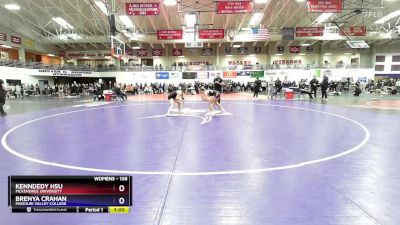 138 lbs Champ. Round 1 - Kenndedy Hsu, McKendree University vs Brenya Crahan, Missouri Valley College