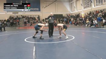 126 lbs Quarterfinal - Daniel Del Prete, Amity vs Grady Carroll, Simsbury