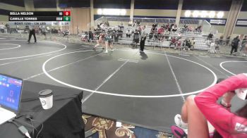 136 lbs Quarterfinal - Bella Nelson, N8 vs Camille Torres, Brawley Wr Ac