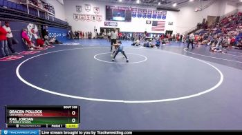 75 lbs Semifinal - Dracen Pollock, Centennial Middle School vs Kail Jordan, CY Middle School