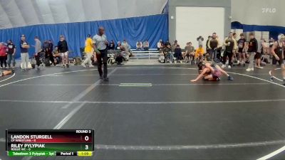 98 lbs Round 3 (8 Team) - Landon Sturgell, CP Wrestling vs Riley Pylypiak, Rogue WC