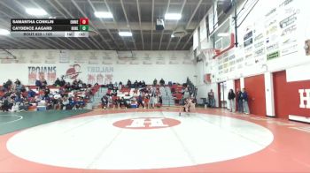 105 lbs Cons. Round 7 - Caydence Aagard, Buhl vs Samantha Conklin, Emmett
