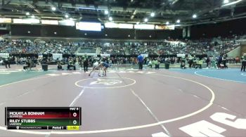 120 lbs Quarterfinal - Riley Stubbs, Lakeview vs McKayla Bonham, Silverton