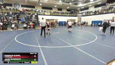 150 lbs Cons. Semi - Harrison Ruppel, Cumberland vs James Buckholtz, Hayward