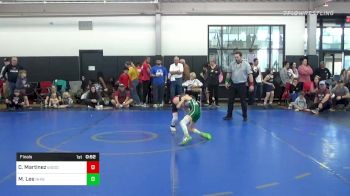 55 lbs Final - Chase Martinez, Woodshed Wrestling vs Mason Lee, North Hall Wrestling Club