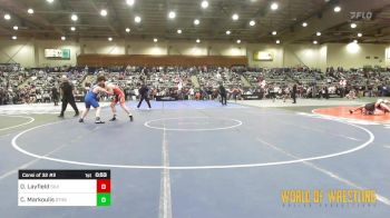 200 lbs Consi Of 32 #2 - Owen Layfield, Silver State Wrestling Academy vs Chris Markoulis, South Tahoe High School