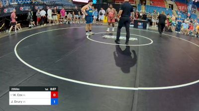 285 lbs Rnd Of 128 - Willie Cox, AL vs John Drury, VA