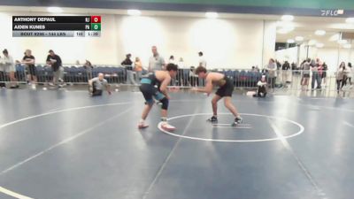 144 lbs Consi Of 16 #1 - Anthony DePaul, NJ vs Aiden Kunes, PA