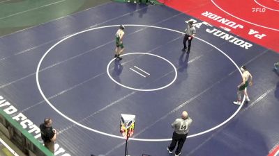 124 lbs Consi Of 32 #1 - Dylan Cavalier, Connellsville vs Hunter Lebo, Elco