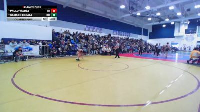 120 lbs Quarterfinal - Paulo Valdez, Hesperia vs Samson Escala, Mayfair