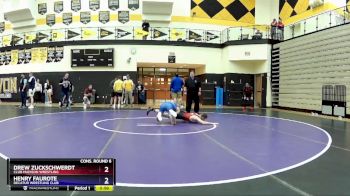 132 lbs Cons. Round 6 - Drew Zuckschwerdt, Club Madison Wrestling vs Henry Faurote, Decatur Wrestling Club