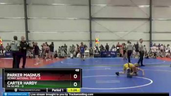 48 lbs Round 2 - Carter Hardy, PA Silver vs Parker Magnus, NCWAY National Team