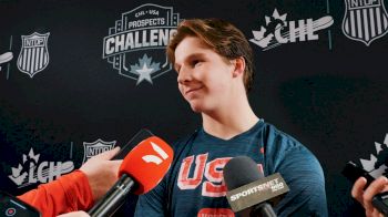 Brady Knowling Reacts To 42-Save Win At CHL USA Prospects Challenge