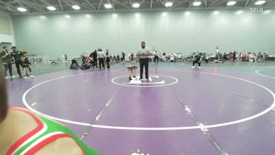 56 lbs Rr Rnd 2 - Brendon Ralston, Mat Warriors Orange K6 - EL vs Benjamin Bortolussi, No Bull Elite - EL