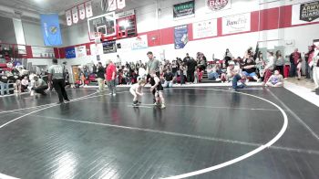 45 lbs Semifinal - Kane Coombes, Wyandotte Youth Wrestling vs Walker Scheulen, Salina Wrestling Club
