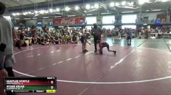50 lbs Quarterfinals (8 Team) - Ryder Kruse, Alburnette WC vs Huntlee Myrtle, Team Palmetto