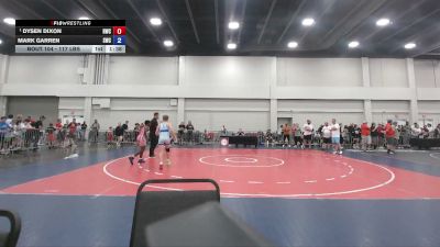 117 lbs Champ. Round 2 - Dysen Dixon, Rabbit Wrestling Club vs Mark Garren, Storm Wrestling Center