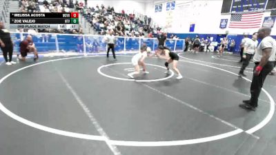 110 lbs 3rd Place Match - Zoe Valejo, Northview vs Melissa Acosta, West Covina