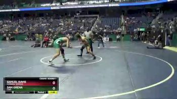 4 lbs Champ. Round 1 - Sam Grena, Cary vs Samuel Davis, Cardinal Gibbons