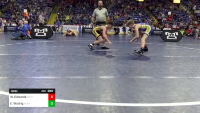 97 lbs Round Of 32 - Mason Gregor, Union City vs Parker Jennings, Trinity