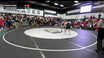 175 lbs Cons. Round 2 - Mauricio Rangel, Reedley vs Austin Graham, Liberty (Madera)