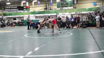 132 lbs Quarterfinal - Carter Stuckey, Wauseon vs Rocco Czarnecki, Cvca