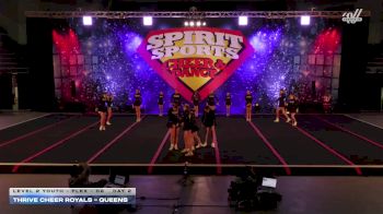 Thrive Cheer Royals - Queens [2026 L2 Youth - Flex - D2 Day 2] 2026 Spirit Sports Colorado Springs Nationals