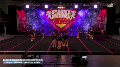 Thrive Cheer Royals - Queens [2026 L2 Youth - Flex - D2 Day 2] 2026 Spirit Sports Colorado Springs Nationals