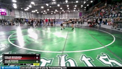 98 lbs Cons. Round 3 - Kaleb Bogadi, Sandpoint Legacy WC vs Collin Bourassa, Team Real Life Wrestling