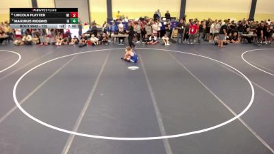 132 lbs Cons. Semis - Lincoln Flayter, WI vs Maximus Riggins, IA