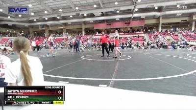 95 lbs Cons. Round 5 - Paul Donnici, Victory vs Jaydyn Schommer, Nebraska Boyz