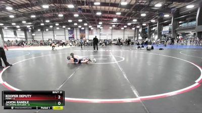 76 lbs Rd# 9- 2:15pm Saturday Final Pool - Kooper Deputy, POWA vs Jaxon Randle, Oklahoma Outlaws