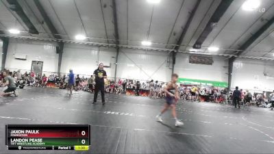 64 lbs Round 2 - Jaxon Paulk, Foundation vs Landon Pease, Tift Wrestling Academy